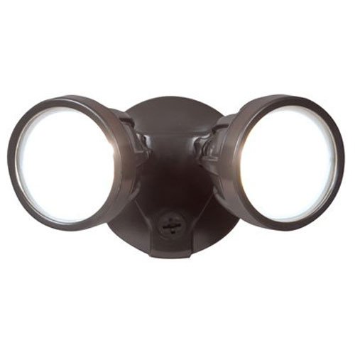 6. All-Pro Twin-Head Outdoor Security Round LED Flood Light