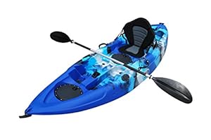 11. Brooklyn Kayak Company UH-FK184 Sit-On-Top Single Kayak (Blue Camo)