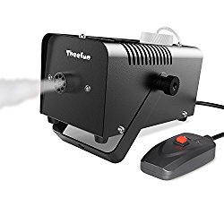 1. Theefun 400-Watt Portable Halloween and Party Fog Machine with Wired Remote Control 