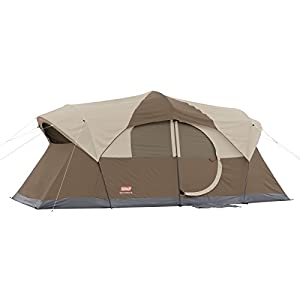 4. Coleman WeatherMaster 10 Person Hinged Door Tent
