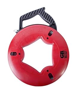 4. Gardner Bender FTS-250R Fish Tape, 250 ft, Plated Carbon Steel, UpperHand with Rubber Grip