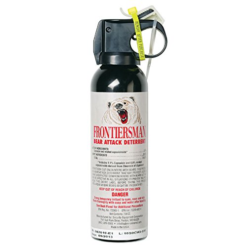 1. FRONTIERSMAN Bear Spray - Maximum Strength & Maximum Range - 30 Feet (7.9 oz)