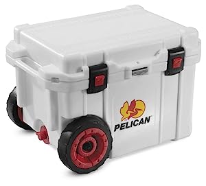 4. New Pelican Progear Wheeled Elite Cooler / Ice Chest - 45 Quart