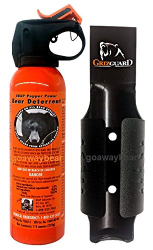 4. Udap Bear Spray Safety Orange with Color Griz Guard Holster