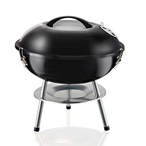 5. Charcoal Grill BBQ Grill Portable Outdoor 14 inch Black