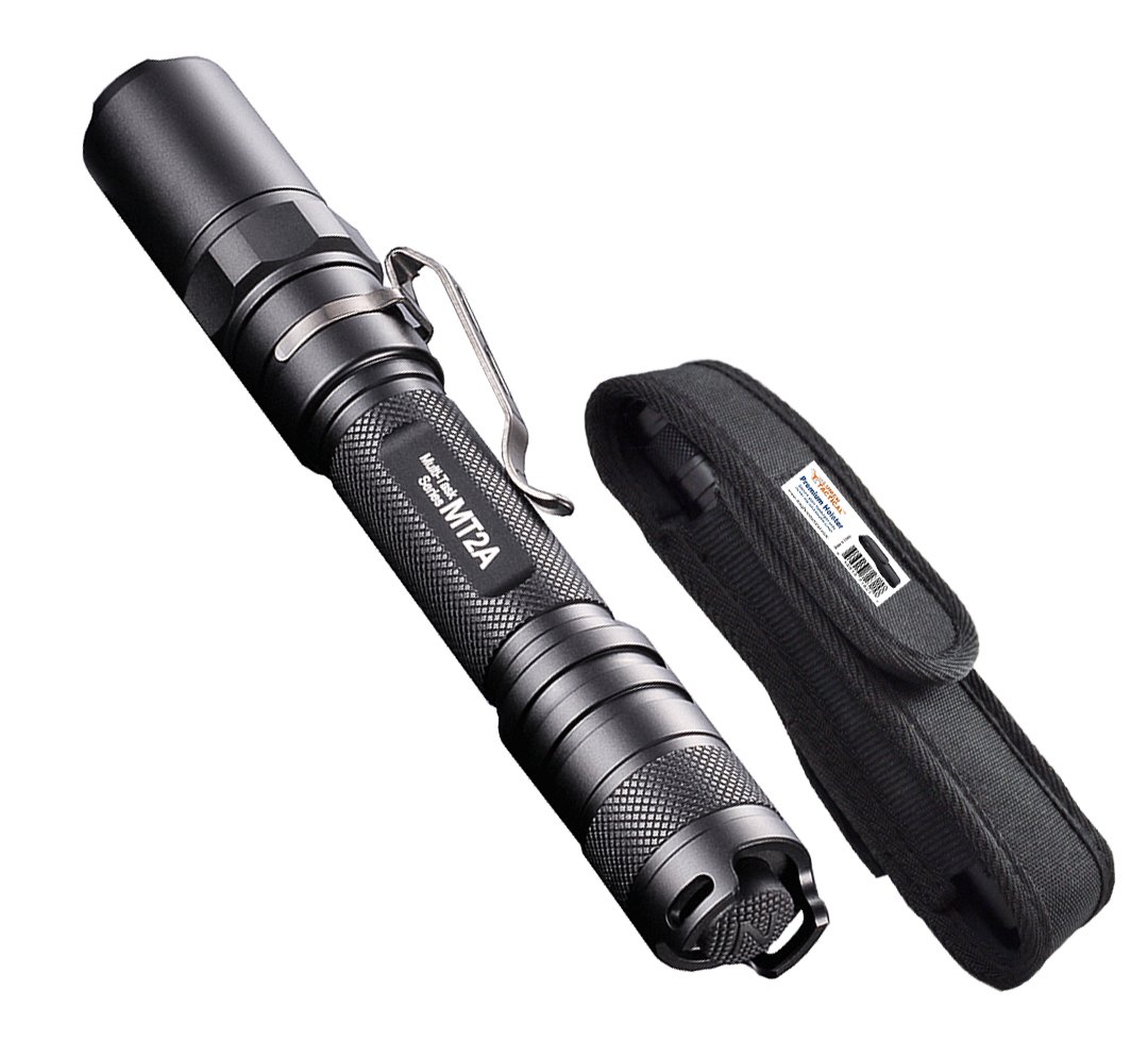 5. Nitecore MT2A 345 Lumens LED Flashlight w/Bonus Premium Holster
