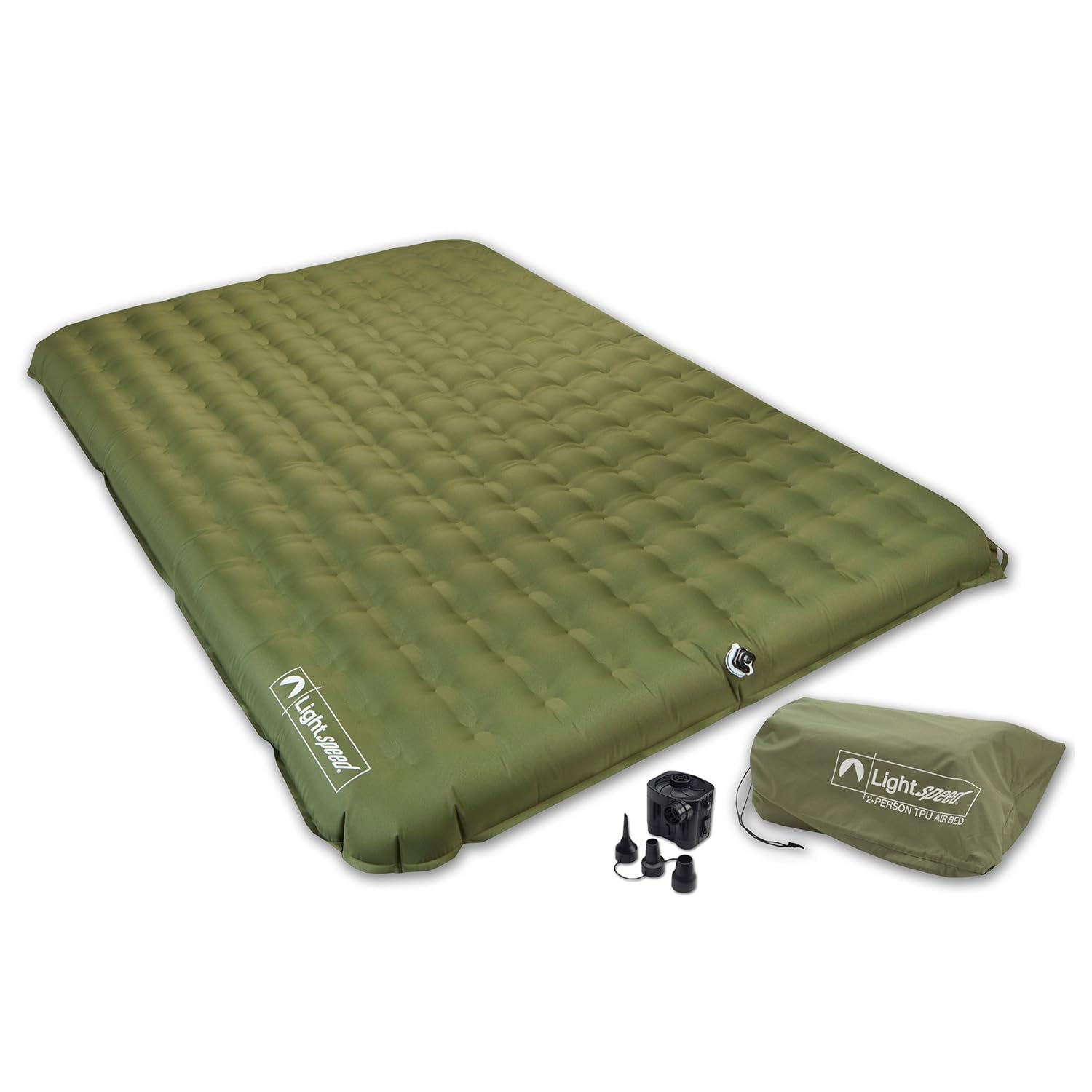 5. Lightspeed Outdoors 2 Person PVC-Free Air Bed Mattress