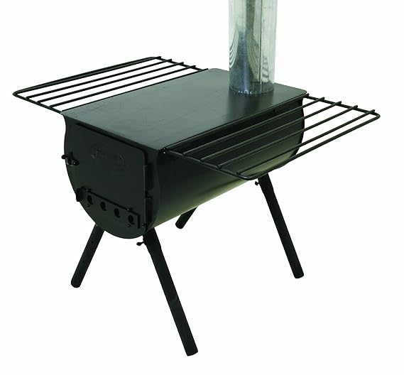 1. Camp Chef Alpine CS14 Heavy Duty Cylinder Tent Cabin Stove